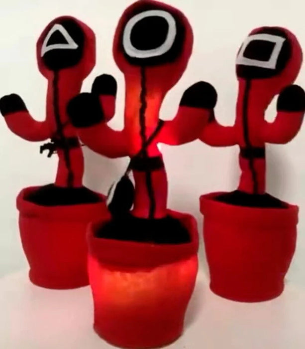 Enchanting Dancing Cactus Squid Game Plush Toy